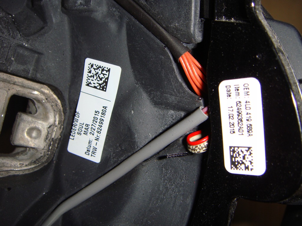 фото №9, Audi q5 8r q7 lift воздуховод кожа мультифункция