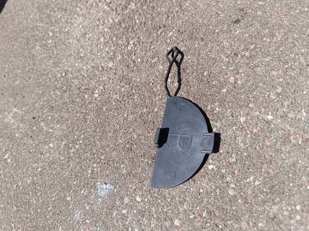 фото №3, Mini cooper one r50 заглушка wkrętki фаркоп буксирувальний бампера задня заднього