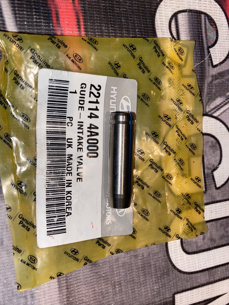 фото №1, Напрямна клапанів ssących hyundai kia 221144a000