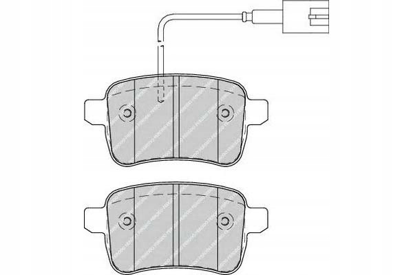 фото №1, Ferodo гальмівні колодки гальмівні alfa romeo giulietta 1.4-2