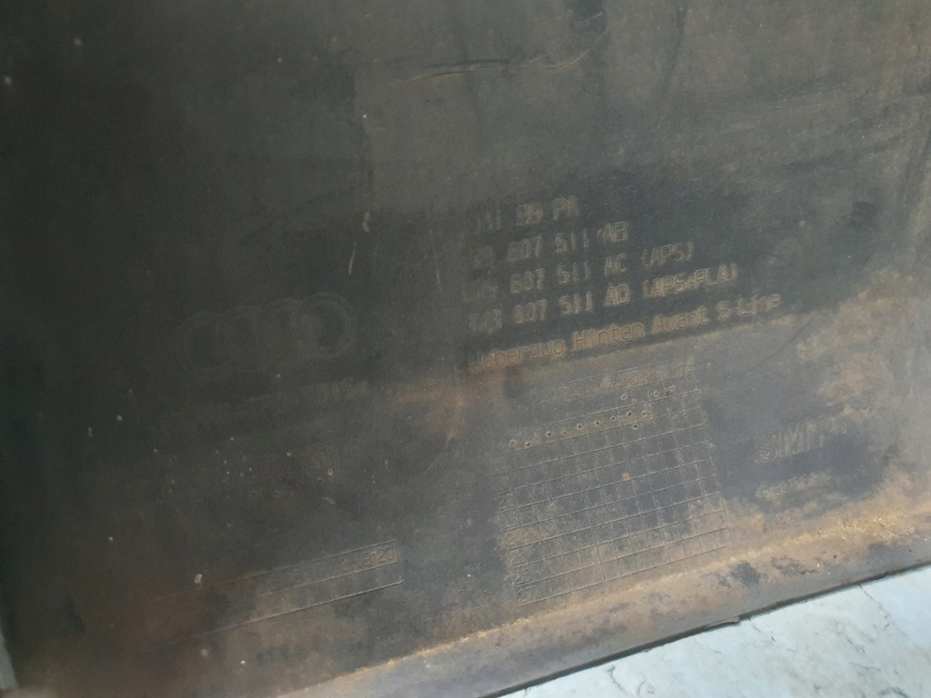 фото №12, Бампер audi a4 s4 b9 8w9 lift kombi s-line s4 задня