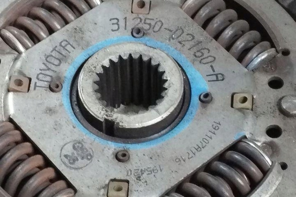 фото №8, Комплект сцепления toyota auris _e15_ 3125002160a 1.6l бензиновый 91kw 2008