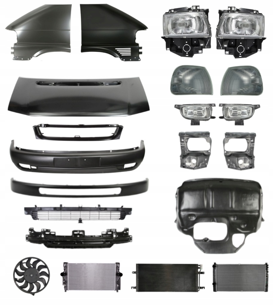 фото №1, Volkswagen caravelle 95-03 бампер pas капот