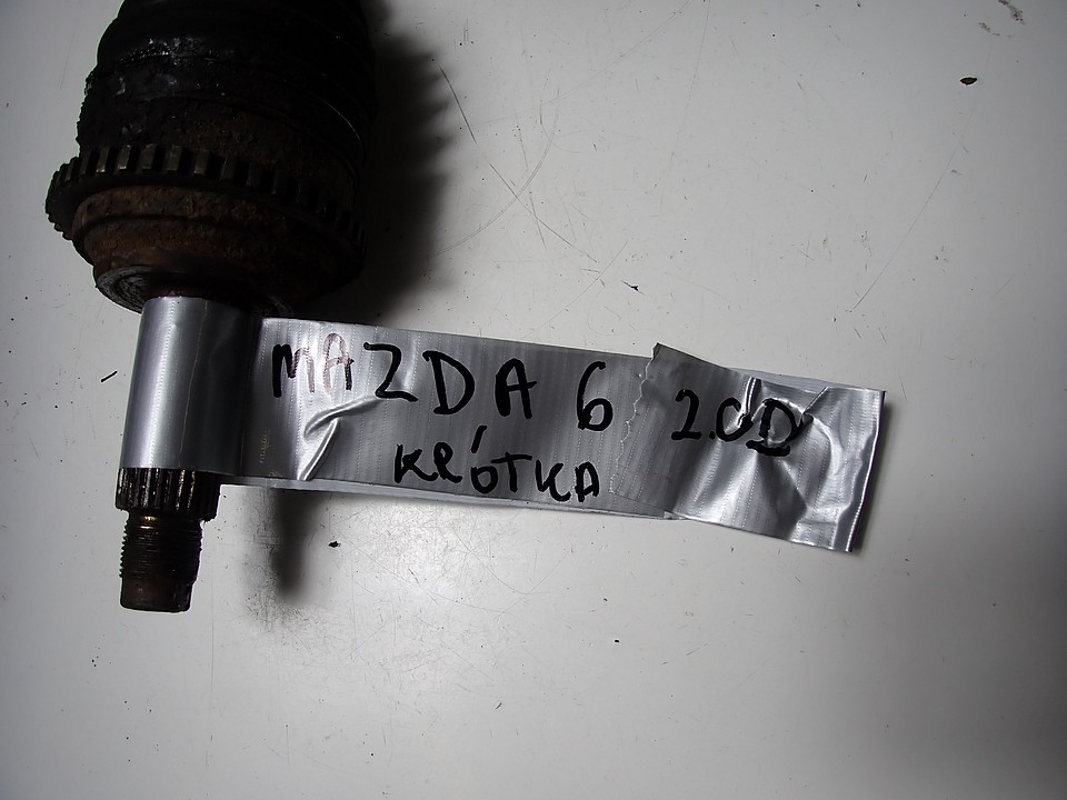фото №3, Привідний вал короткий перед ліва mazda 6 2.0d