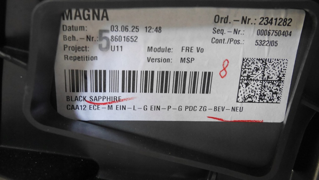 фото №12, Bmw x1 u11 бампер перед kompletny m-pakiet электрик pdc жгут цвет 475