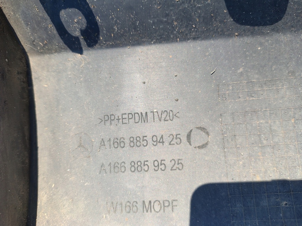 Mercedes gle 166 спойлер диффузор бампер задний задний  a1668859425 Киев