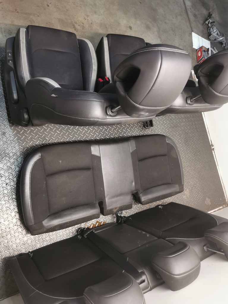 фото №10, Citroen ds4 сидіння заднє сидіння комплект шкіра підігрів масаж