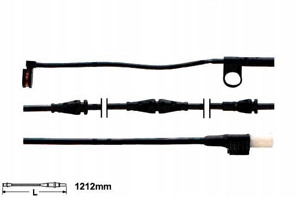 фото №1, Ate 24.8190-0948.2 контакт предупредительный, износ накладок тормозных
