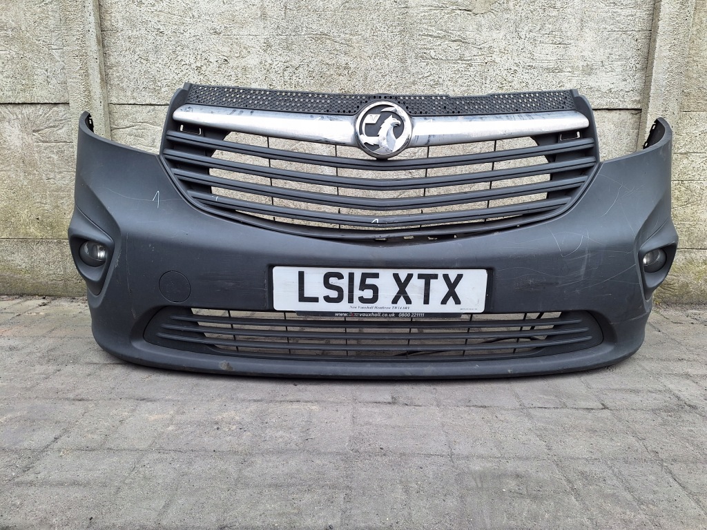 фото №1, Opel vivaro b 14-19 бампер + решітка радіатора