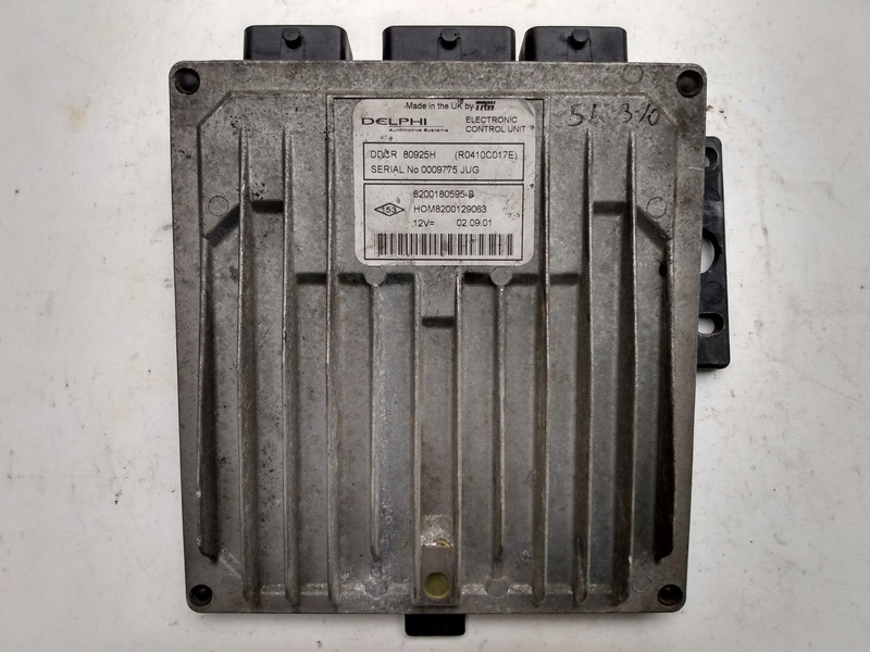 фото №4, Блок управления двигателя 8200180595b renault megane 2 1,5