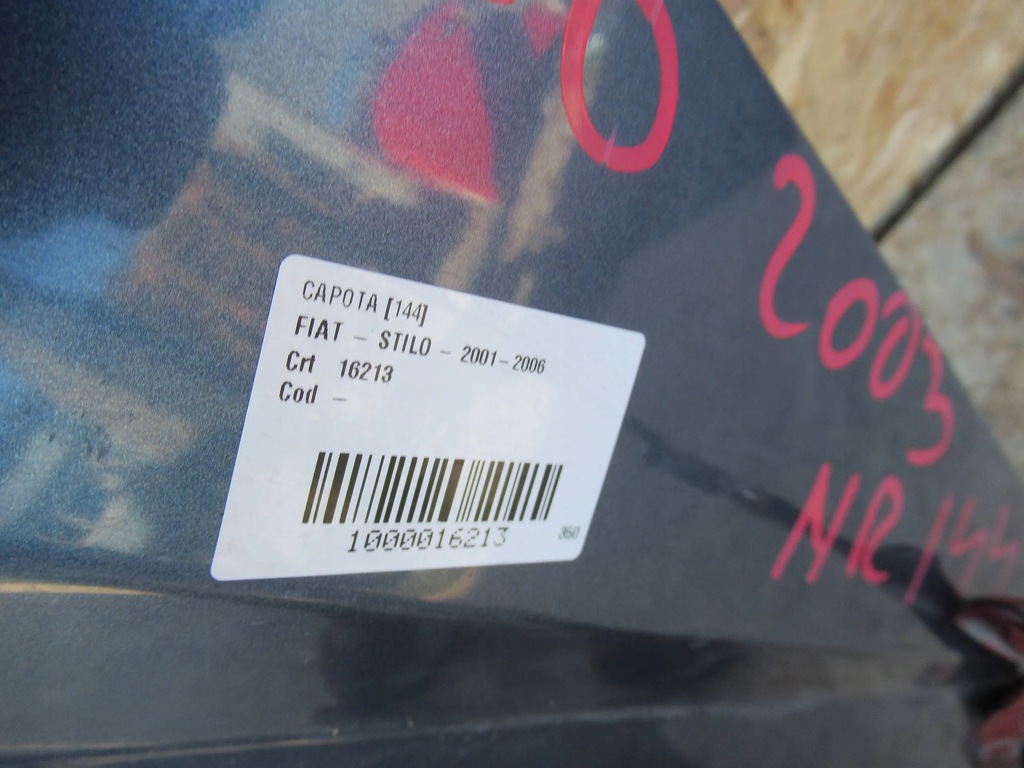 фото №6, Капот перед fiat stilo