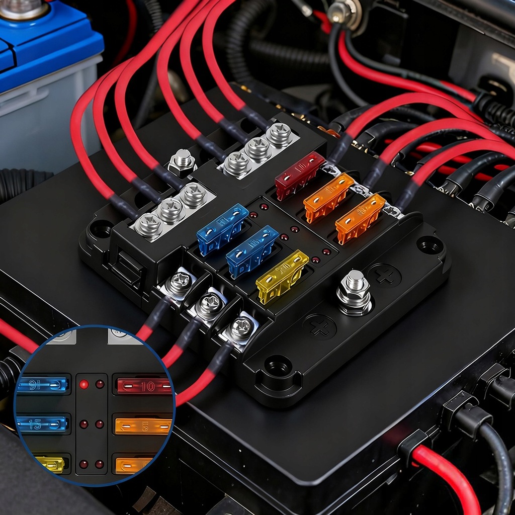 фото №8, Корпус do электропроводка предохранителей половина коробка разъём 6 предохранитель