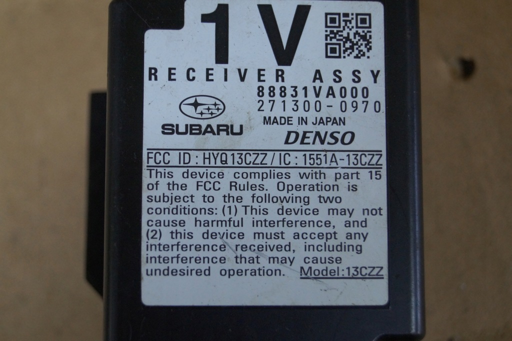 фото №5, Модуль приймач subaru wrx sti 88831va000