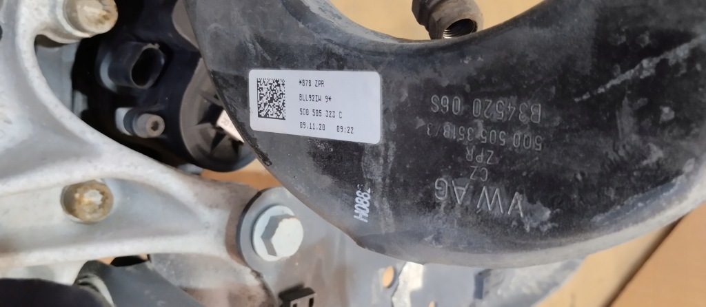 фото №13, Поворотный кулак ступица рычаг подвеска левый задняя vw t-roc 1.5 tsi 20r