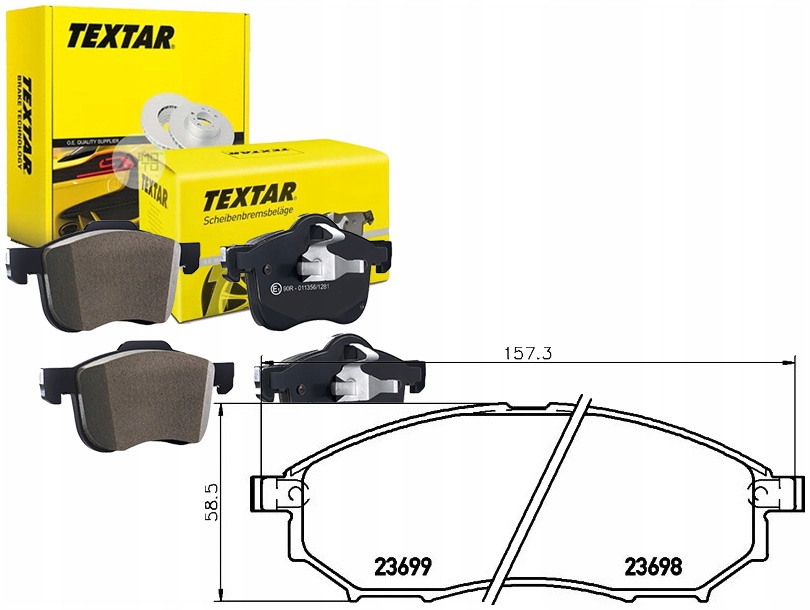 фото №1, Tex2369803 тормозные колодки ham. infiniti перед m 10-