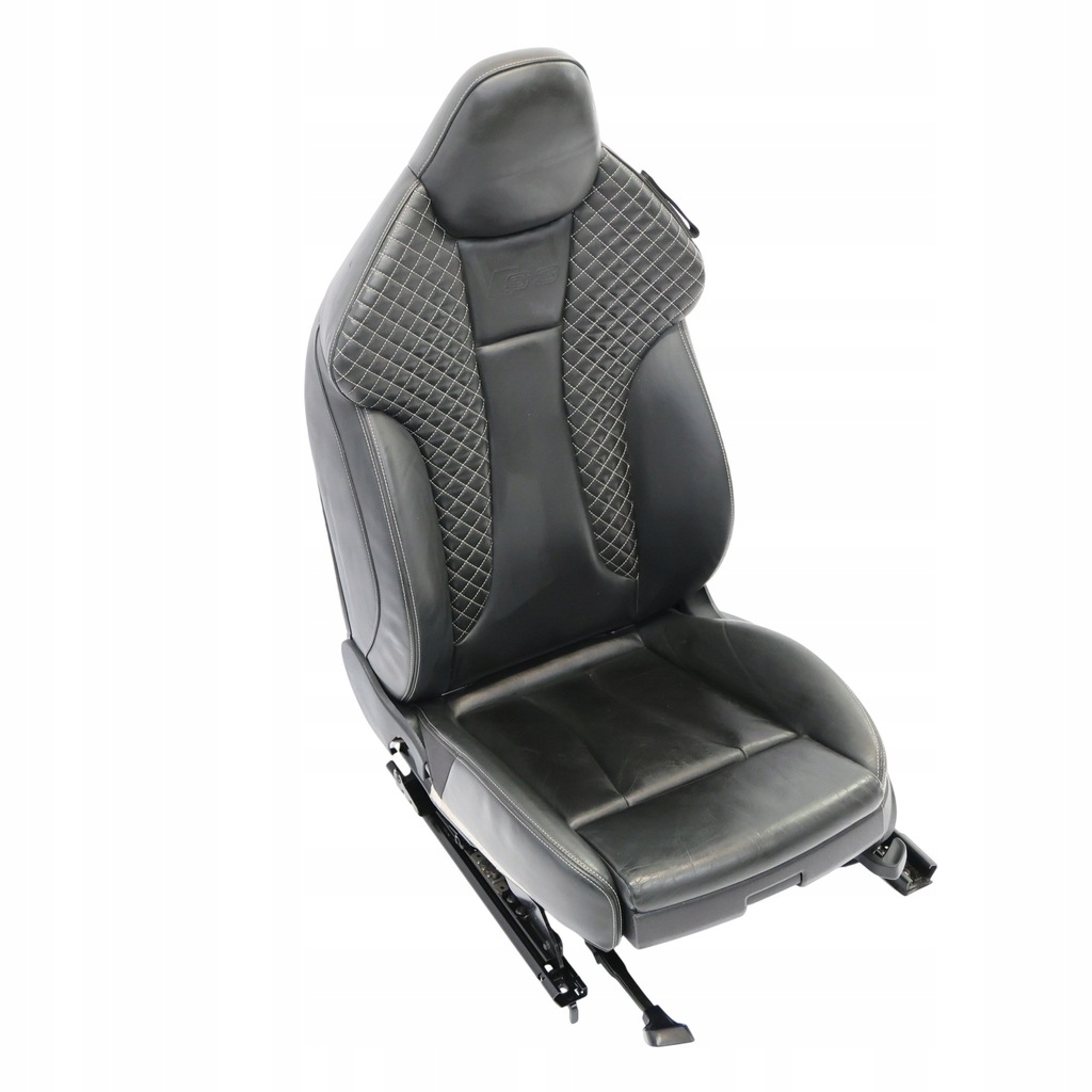 фото №10, Audi a3 s3 8v cabrio сиденье подогреваемый левый перед передний czarna кожа