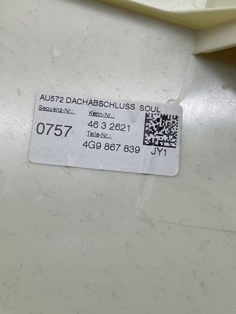 фото №11, Audi a6 c7 avant s-line защита обшивка защита потолочный крыша czarna