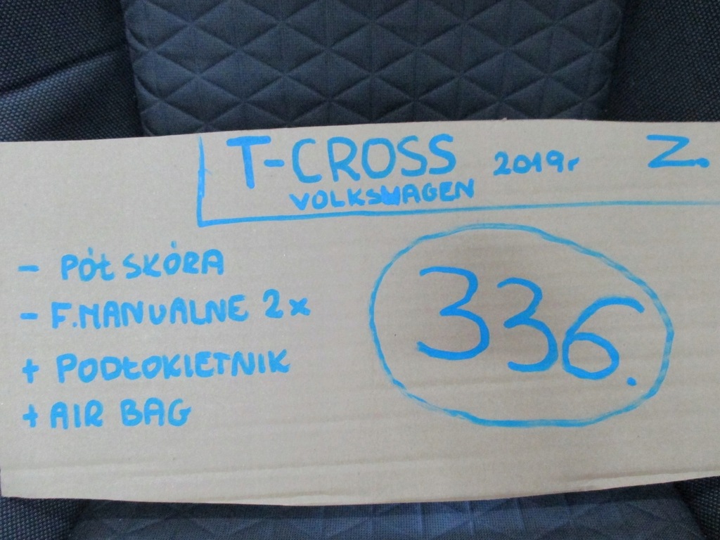 фото №16, Сиденья обивка pół кожа vw t-cross 2gm