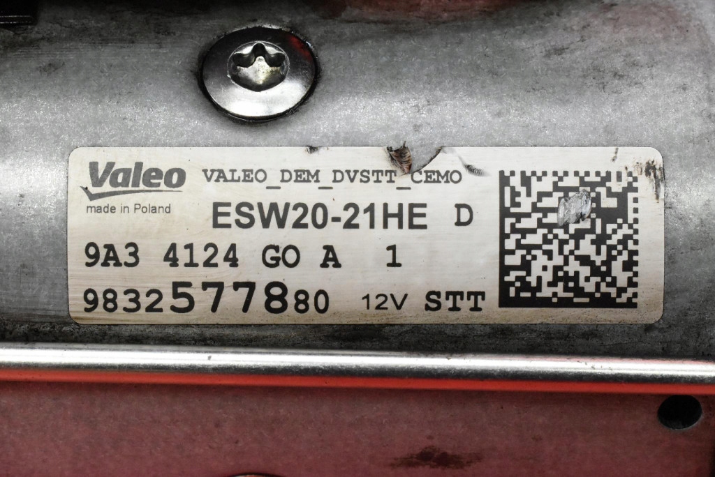 Стартер 9832577880 peugeot 5008 2 ii 1.5 bluehdi 130 km 20-24 Зі Шроту