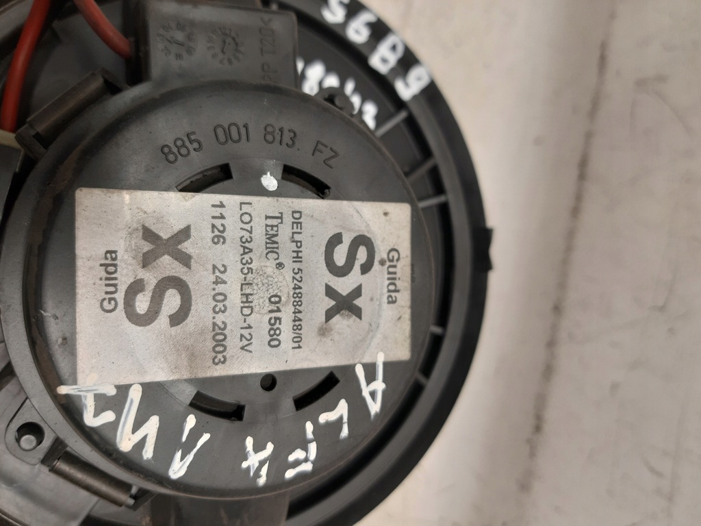 фото №4, Alfa romeo 147 воздуходувка вентилятор обдув