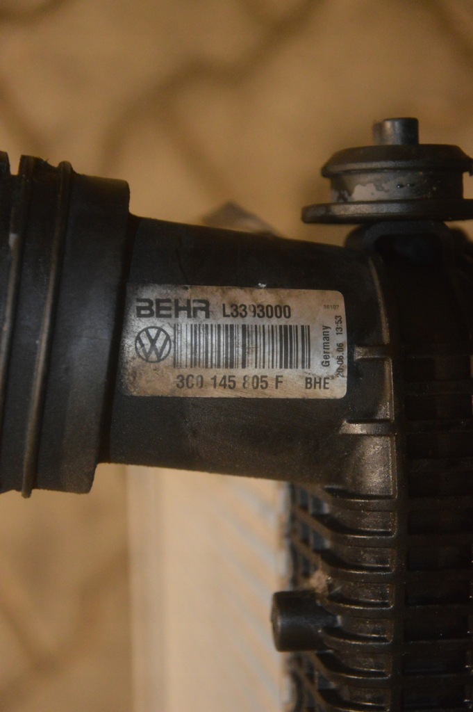 Vw passat b6 2.0 tfsi інтеркулер 3c0145805f Оригінал