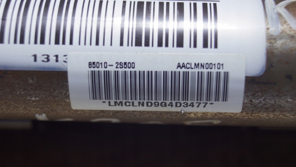 фото №7, Шторка безопасности подушка безопасности левая hyundai ix35 85010-2s500