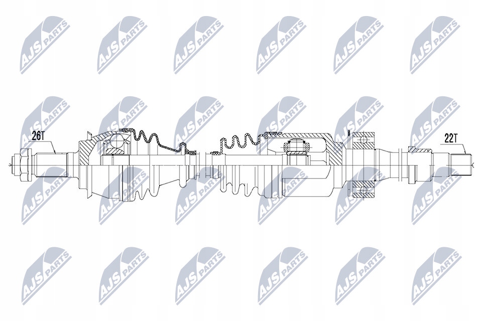 фото №2, Npw-bm-121 nty приводной вал приводная mini cooper, one 200