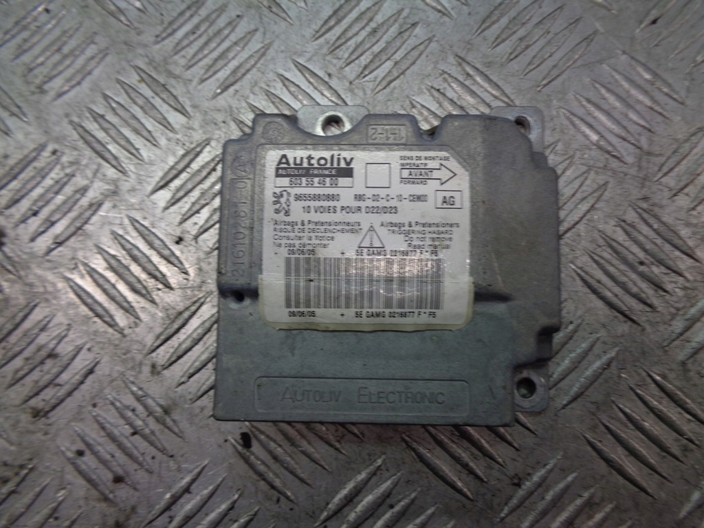 фото №1, Датчик подушка безпеки peugeot 407 sw 9655880880