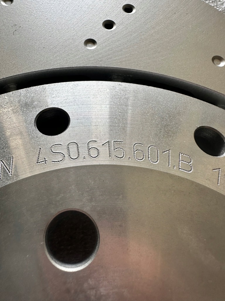 фото №3, Audi r8 rs5 rs4 диск гальмівна 4s0615601b....