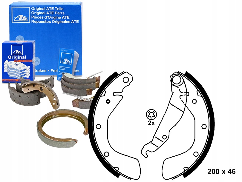 фото №1, Тормозные колодки тормозные chevrolet nubira daewoo espero l