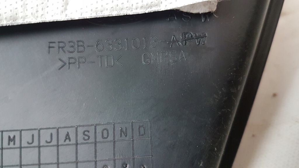 фото №10, Ford mustang 19- оббивка обшивка задня правий usa