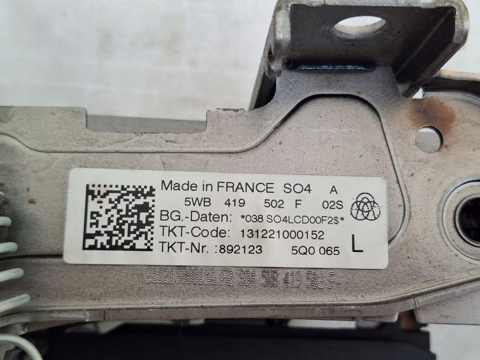 фото №7, Vw golf viii 8 2.0 tdi 2022 колонка рулевая 5wb419502f