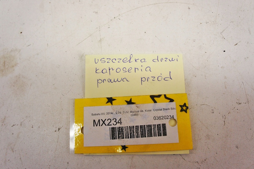 фото №6, Mx234 subaru xv i прокладка дверь правый перед