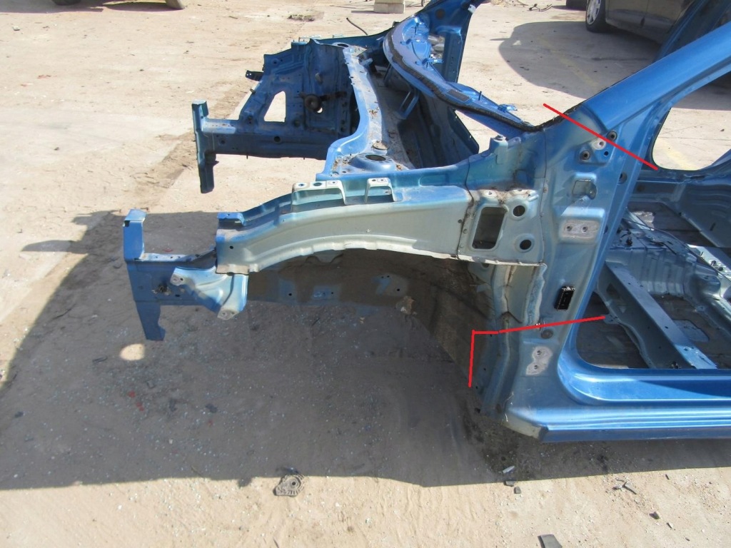 Купити Kia rio iv 1.2 22r рестайлінг  лонжерон ліва чверть передня