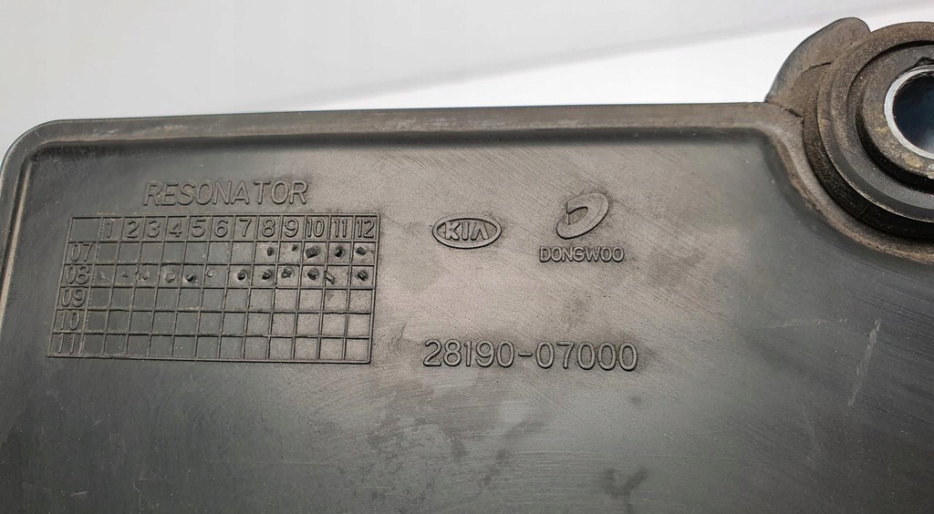фото №5, Резонатор воздуха kia picanto i 1.0 12v 28190-07000