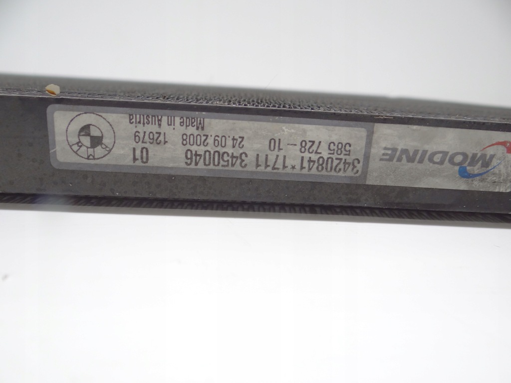 фото №8, Радіатор кондиціонера bmw x3 e83 lci оригінальний номер n47d20a 3450046