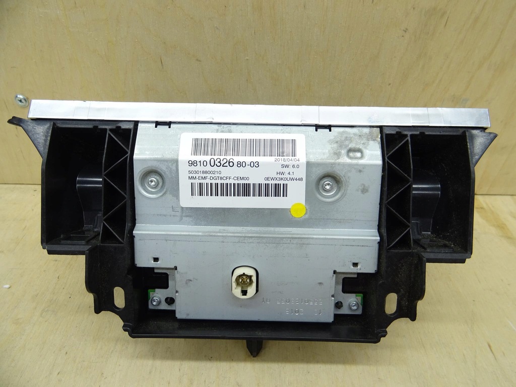 фото №5, Peugeot 5008 ii дисплей радіо екран 9810032680