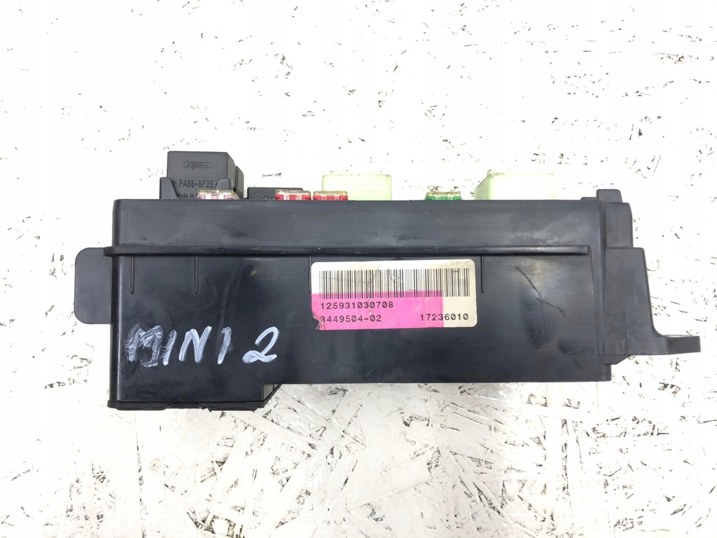 фото №3, Коробка запобіжників 3449504 mini cooper r56 1,4