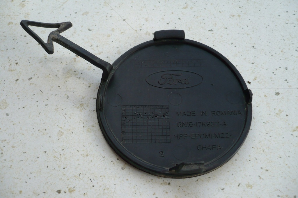 фото №5, Ford ecosport ii lift 2017- заглушка фаркоп бампер задняя