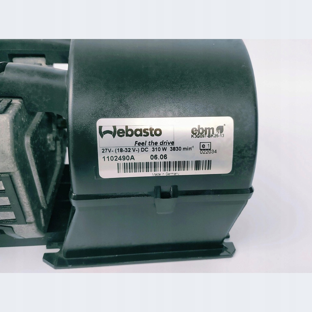 фото №2, Вентилятор вентилятор webasto 1102490a