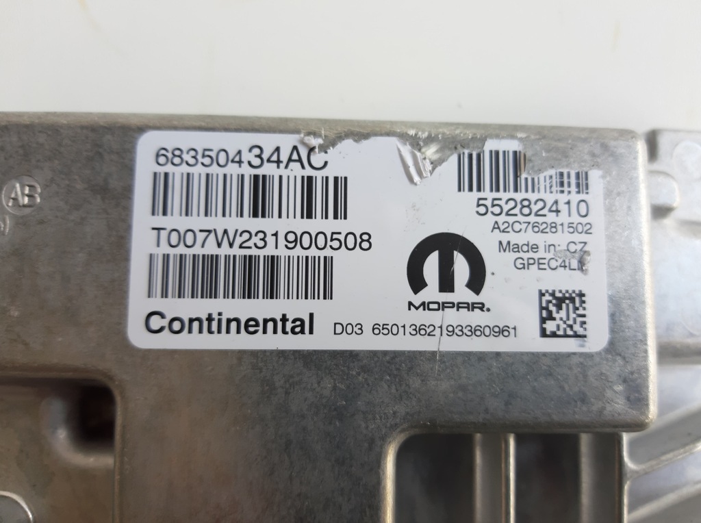 фото №4, Бортовой компьютер блок управления двигателя fiat 500x jeep renegade