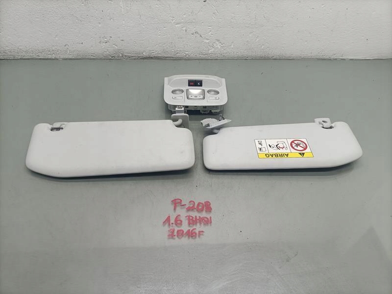 фото №1, Лампа освещение кабины солцезащитный козырёк защита peugeot 208 i lift