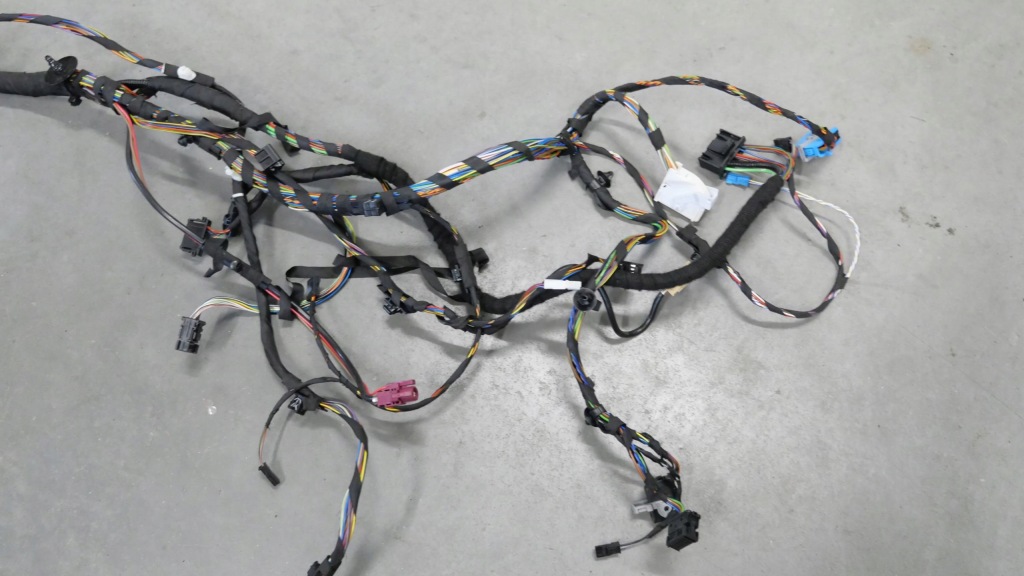 фото №5, Bmw x4 f26 жгут электропроводка панели консоли приборная панель волоконно-оптический кабель hud head up