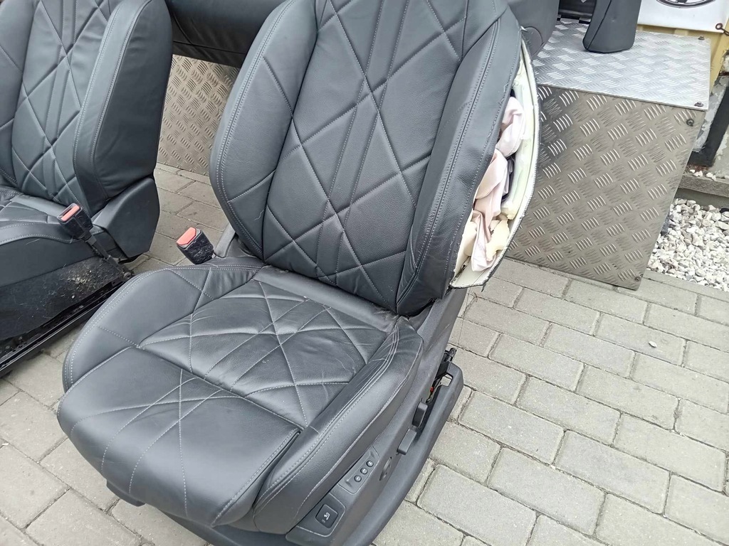 фото №5, Citroen ds7 сидіння перед правий обшивка двері сидіння шкіра 2021r