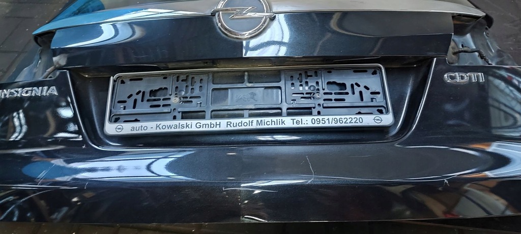 фото №9, Крышка багажника багажника opel insignia a 2,0 cdti z22c