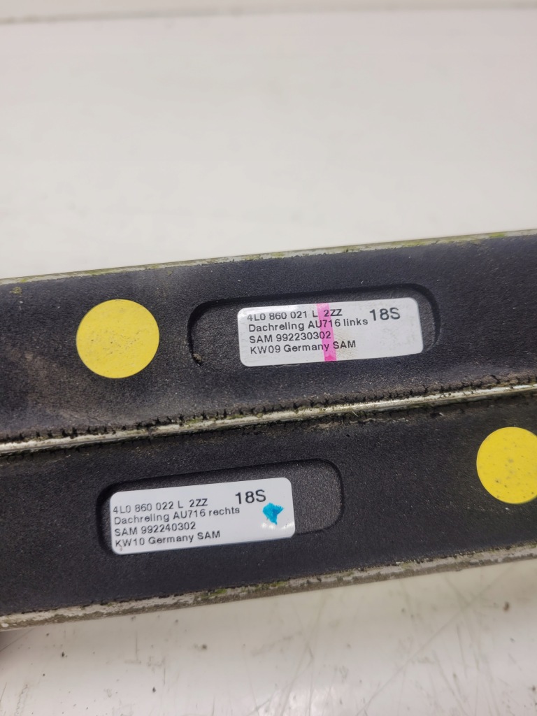 Рейлинг крышный хром комплект audi q7 4l0860022-021 с Разборки