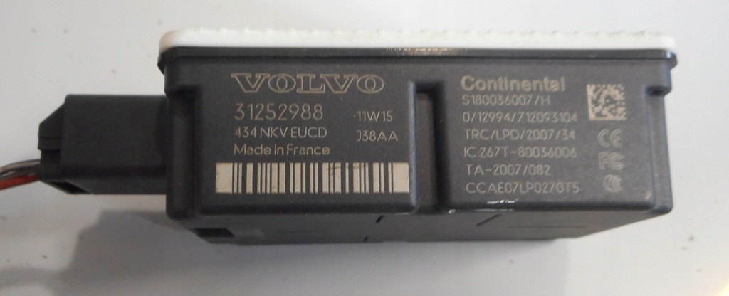 фото №5, Volvo v70 iii 2.4 d5 набір стартовий бортовий комп'ютер bsi ключ замок запалювання лічильник