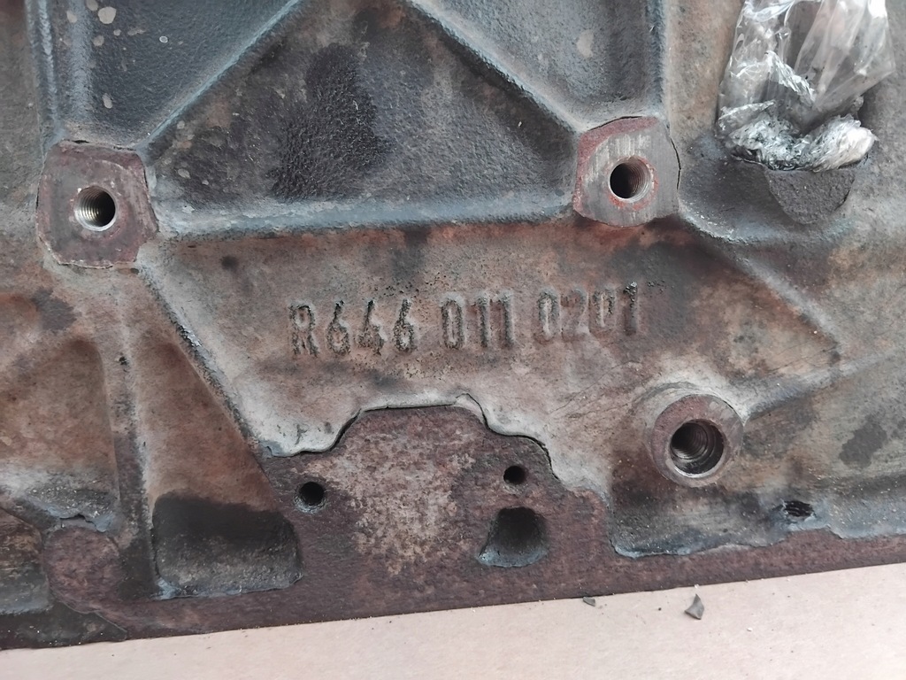 фото №7, Блок двигателя dół mercedes w204 w211 w209 2.2 cdi om646