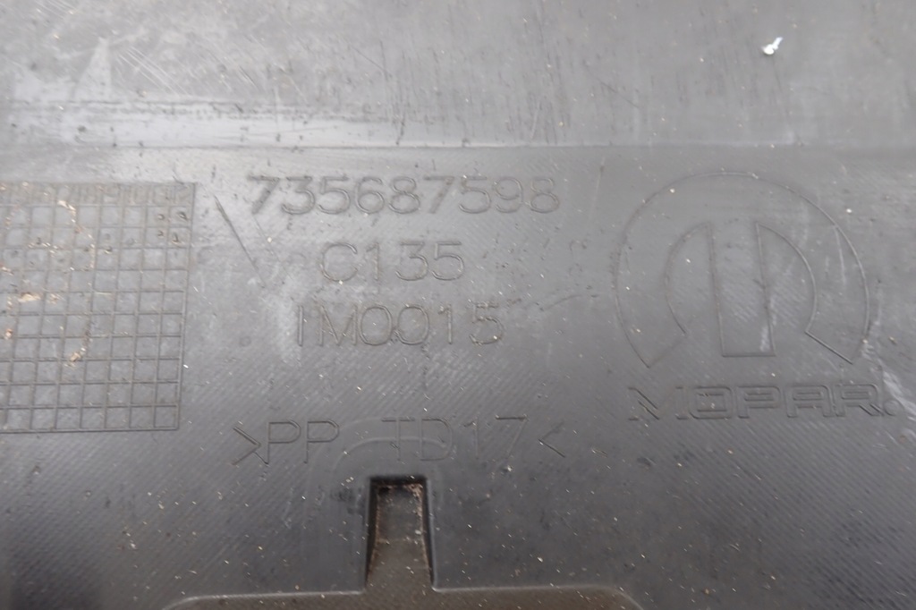 фото №9, Молдинг накладка спойлер накладка-спойлер бампер перед fiat 500 x 500x lift 18- oryg