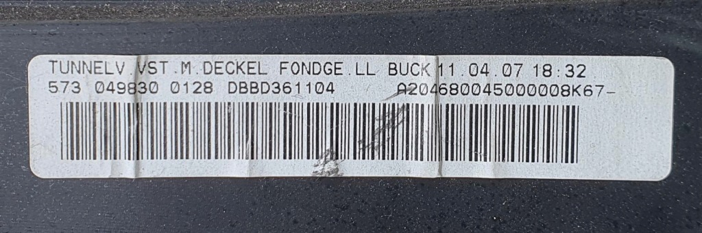 фото №8, Тунель середній підлокітник mercedes w204 a2046800450 europa